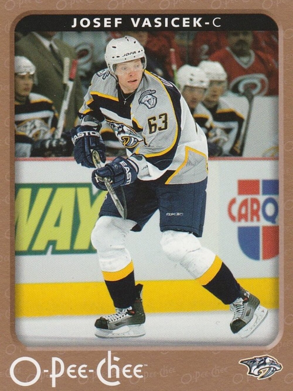 Josef Vasicek - 2006/2007 O Pee Chee Hockey Card